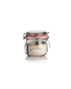 0.5 LITRE ROUND CLIP TOP JAR KILNER