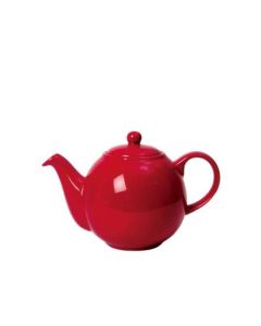 2 CUP GLOBE® TEAPOT RED LONDON POTTERY 