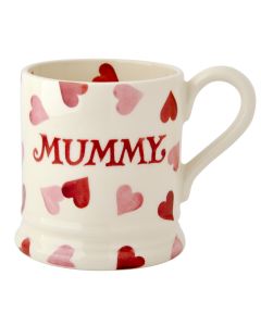 Emma Bridgewater Pink Hearts Mummy Half Pint Mug