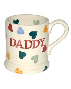 POLKA HEARTS DADDY 1/2 PINT MUG - EMMA BRIDGEWATER