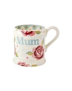 ROSE & BEE MUM 1/2 PINT MUG - EMMA BRIDGEWATER