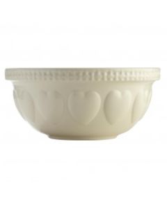 4 LITRE HEART CREAM MIXING BOWL MASON CASH
