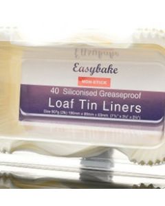 2LB/907G LOAF TIN LINERS