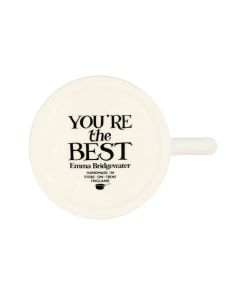 Emma Bridgewater Black Toast Thank You 1/2 Pint Mug