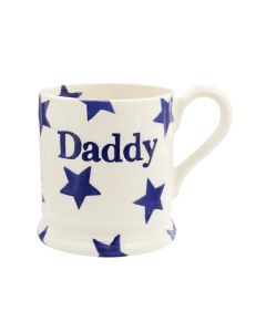 Emma Bridgewater Blue Star Daddy 1/2 Pint Mug