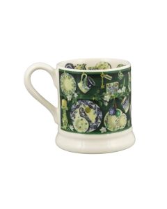 Emma Bridgewater Green Christmas Dresser 1/2 Pint Mug