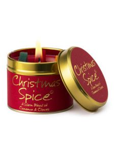 Lily Flame, Christmas Spice Scented Candle Tin