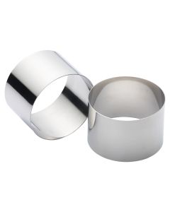 9CM DEEP COOKING/ROSTI RINGS STAINLESS STEEL