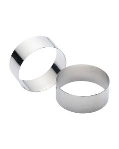 9CM COOKING/ROSTI RINGS STAINLESS STEEL