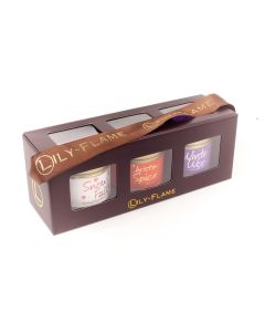 Lily Flame, Christmas Mini Tin Candles, Set of 3 