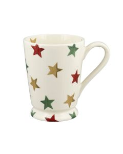 Emma Bridgewater Red, Green & Gold Stars Cocoa Mug