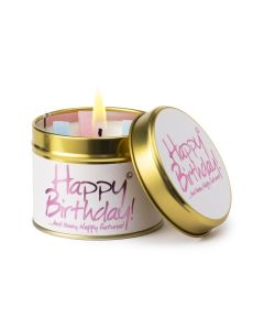 Lily Flame, Happy Birthday Scented Candle Tin