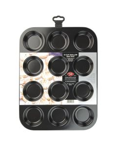 Tala Performance 12 Cup Shallow Bun Tin, Non- Stick 