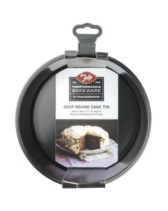 Tala Performance Deep Cake Tin, Non-Stick Loose Base 18cm / 7 inch 