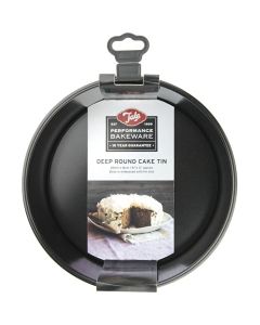 Tala Performance Deep Cake Tin, Non-Stick Loose Base 20cm / 8 inch 