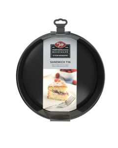Tala Performance Sandwich Cake Tin, Non-Stick Loose Base 25cm / 10 inch 