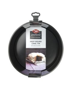 Tala Performance Deep Cake Tin, Non-Stick Loose Base 25cm / 10inch 