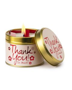 Lily Flame, Thank you Scented Candle Tin
