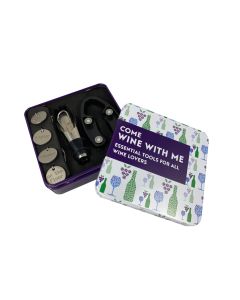Apples to Pears, Come Wine with Me, Wine Lovers Tools in a Tin 