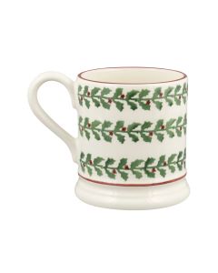 Emma Bridgewater Tiny Holly lined 1/2 Pint Mug