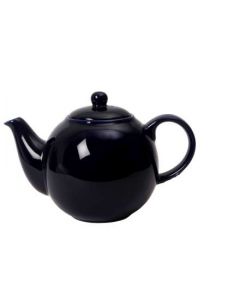 6 CUP GLOBE® TEAPOT COBALT BLUE LONDON POTTERY
