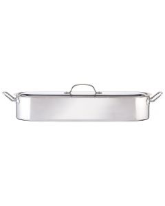 24"/60CM FISH POACHER STAINLESS STEEL