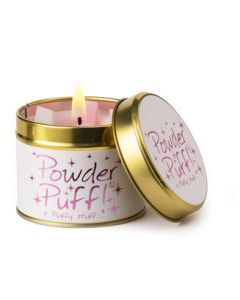 Lily Flame, Powder Puff Scented Candle Tin