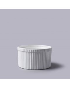 14CM/0.75 LITRE WHITE SOUFFLE DISH
